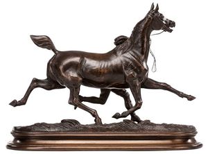 Arthur Marie Gabriel • Trotting Horse and Groom