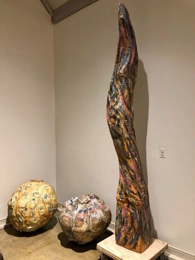 Flame column • Carol Fleming