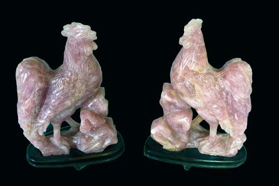 Unknown Artist • Two Roosters