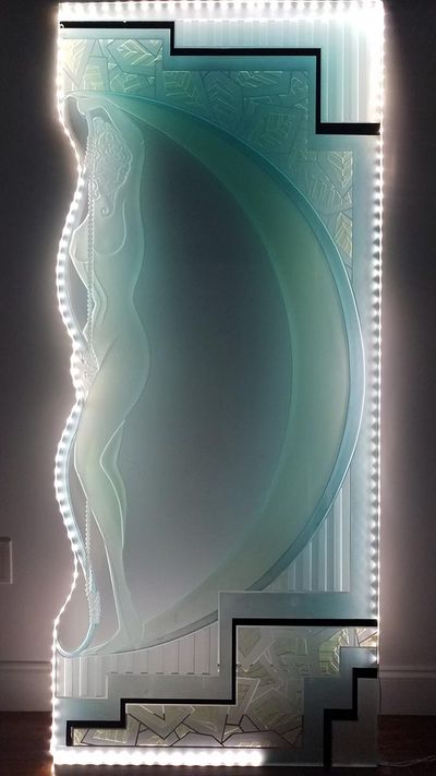 Art Deco Inspired Glass aka - The Moon Sailor • Frank Hill