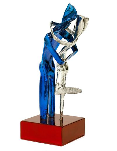 Aesthisis - maquette-chrome blue mirror patina • Nikolas