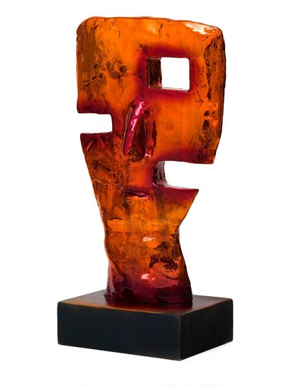 Cyclop - fullsized-red chrome patina • Nikolas