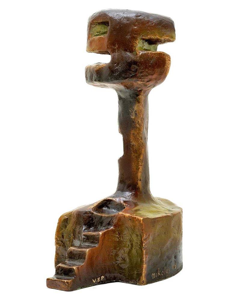 Spirituality - maquette-bronze patina • Nikolas