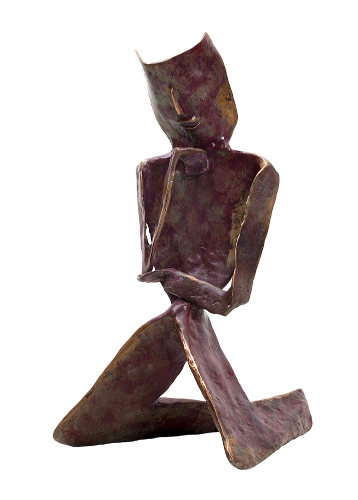 Skepsis - maquette-red green patina • Nikolas