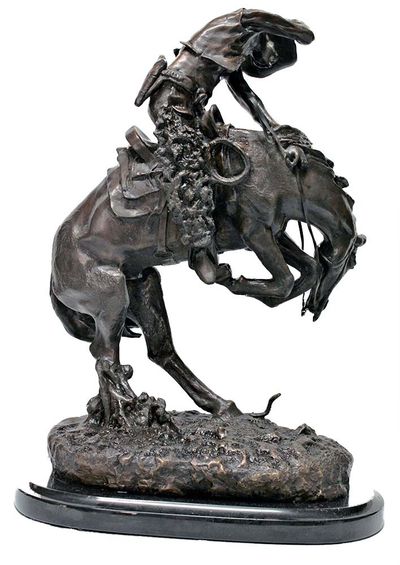 Rattlesnake (re-strike) • Frederic Remington